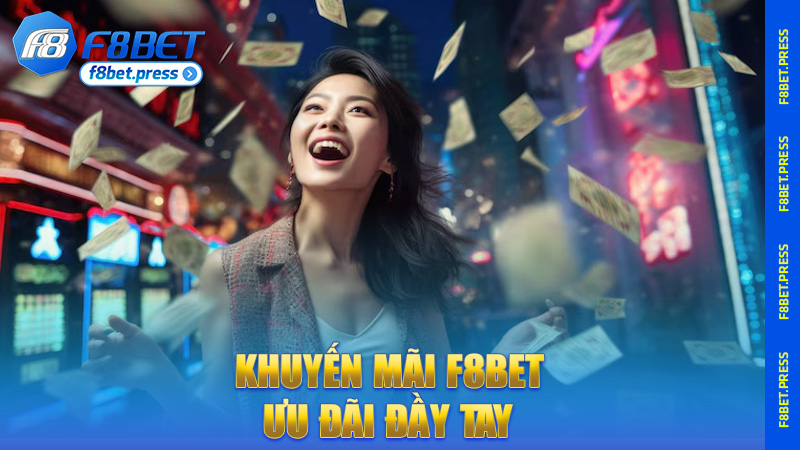 Khuyến mãi F8bet – Ưu đãi đầy tay, nhận hoài không hết
