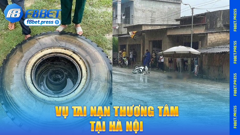Vụ tai nạn thương tâm tại Hà Nội: Bánh xe tải văng giữa phố, một người tử vong
